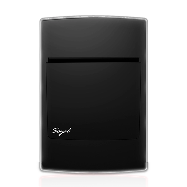 AR-888-W 飯店插卡式節電器嵌入式 美規標準（Standard US） 黑